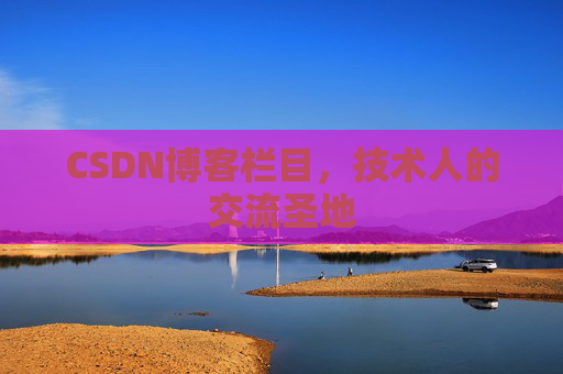CSDN博客栏目，技术人的交流圣地